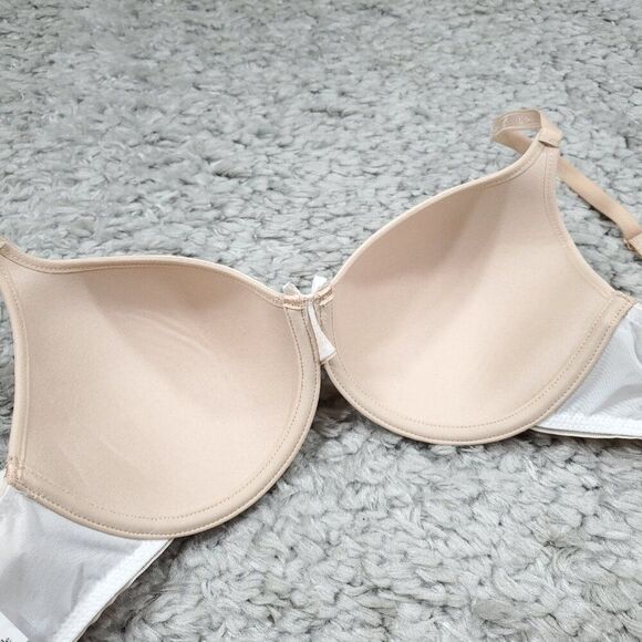 Chantelle C Ideal Back Smoothing Underwire Bra C19510 Beige Nude Size 30DD 30E - Picture 4 of 7